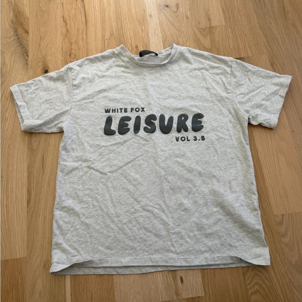 White Fox - Grey T